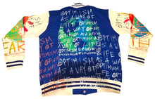 Load image into Gallery viewer, Optimism As A Way Of Life Varsity Jacket (Size Medium)
