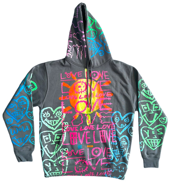 Love Love Love Hoodie (Size Medium)