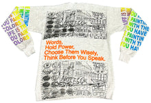 Load image into Gallery viewer, Words Hold Power Crewneck (Size Small)
