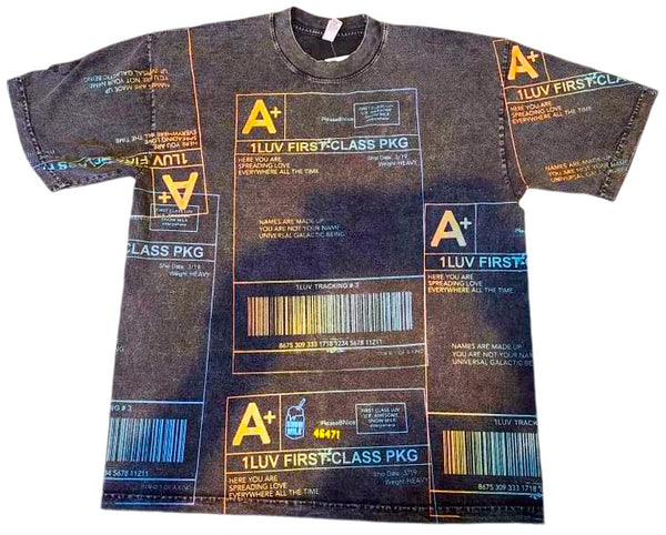 Positive Shipping Label 6.5oz Tee (Size Large)