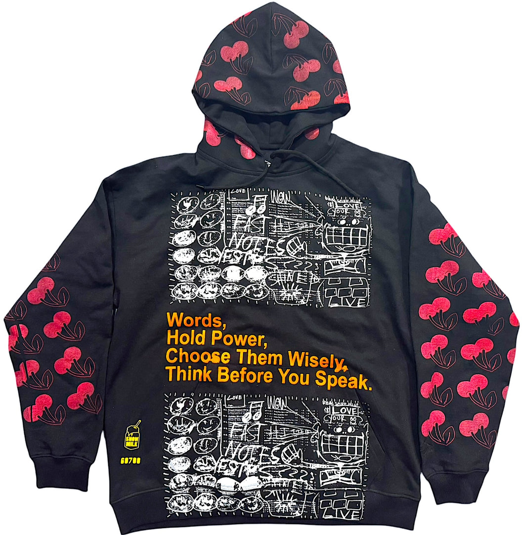 Words Hold Power Hoodie (Large)