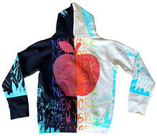 Load image into Gallery viewer, Big Apple Big Love Split Color Hoodie (Size Small)
