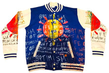 Load image into Gallery viewer, Optimism As A Way Of Life Varsity Jacket (Size Medium)
