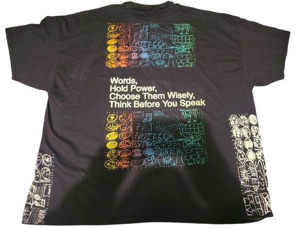 Words Hold Power Tee (Size 5XL)