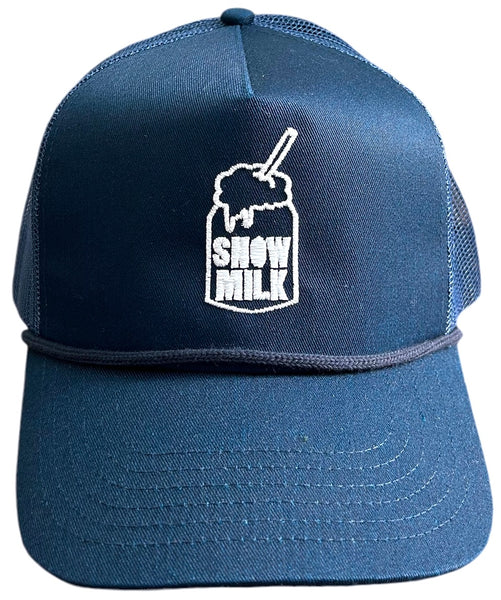 Snow Milk Five-Panel Trucker Hat