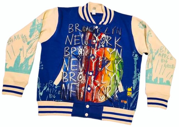 Brooklyn Deep Roots Varsity Jacket (Size Small)