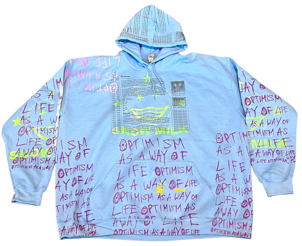 Snow Milk Kindness Hoodie (Size 4XL)