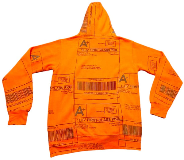 Positive Shipping Label Hoodie (Size Medium)