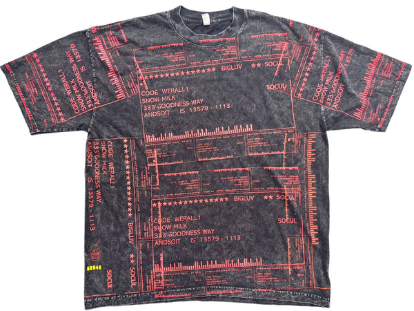 Positive Shipping Label Tee (Size XLarge)