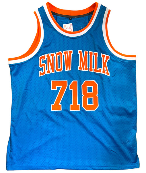 Snow Milk Basketball Jersey (Size XL)