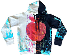 Load image into Gallery viewer, Big Apple Big Love Split Color Hoodie (Size Small)
