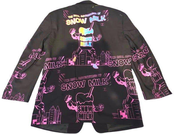 Snow Milk Comic Book Blazer (Size 42R)