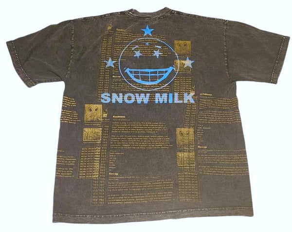 Snow Milk Kindness 6.5oz Tee (Size Large)