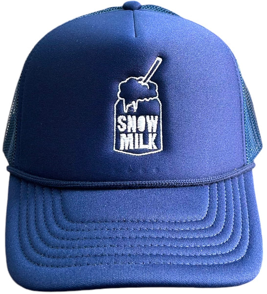 Snow Milk Foam Mesh-Back Trucker Hat