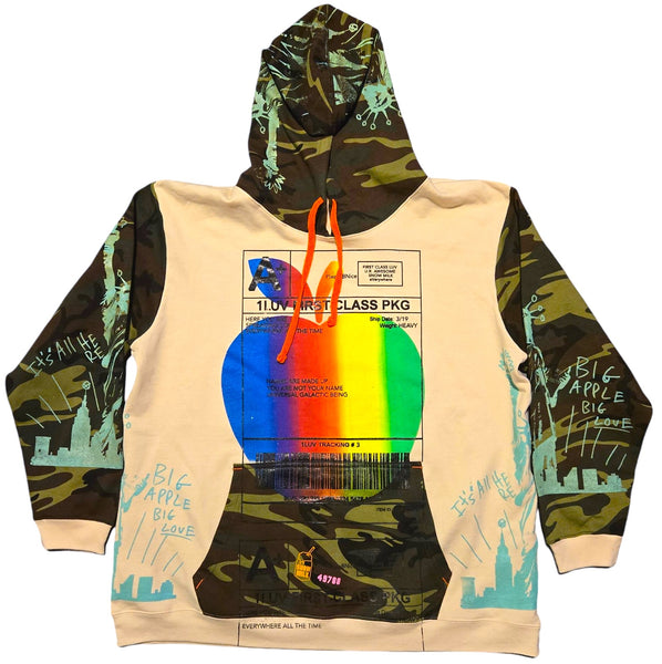 Positive Shipping Label Hoodie (Size XL)