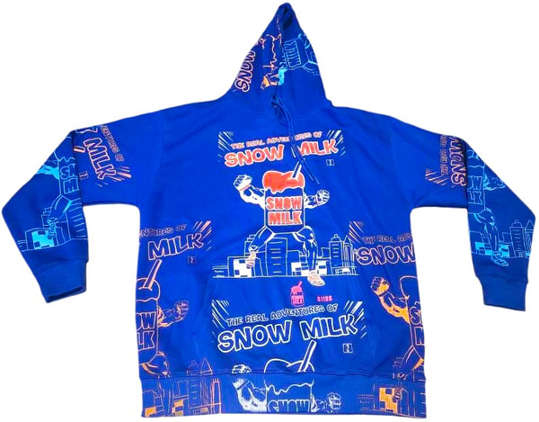 Snow Milk Comic Book Hoodie (Size Large)