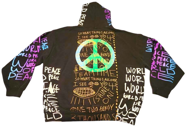 World Peace 14oz Hoodie (Size 2XL)