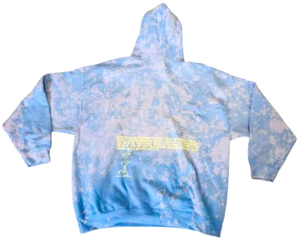 Snow Milk Classic Logo Bleached Hoodie (Size 2XL)