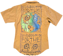 Load image into Gallery viewer, Earth Blessings US Navy Button Up Tee (Size Medium)
