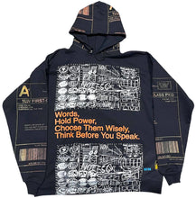 Load image into Gallery viewer, Words Hold Power Hoodie (Size XL)
