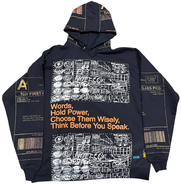 Words Hold Power Hoodie (Size XL)