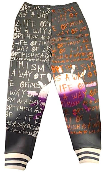 Optimism As A Way Of Life Sweatpants (Size Medium)