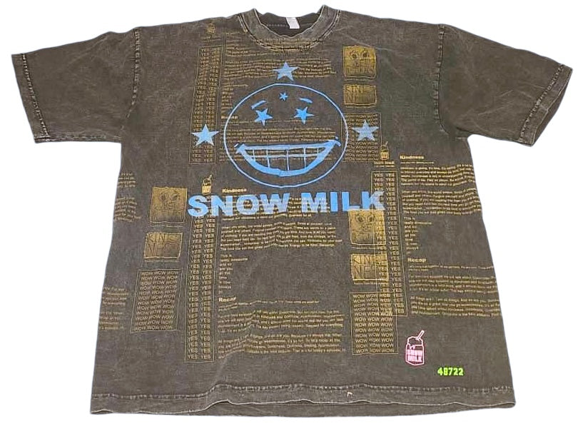 Snow Milk Kindness 6.5oz Tee (Size Large)