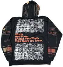 Load image into Gallery viewer, Words Hold Power Hoodie (Size XL)
