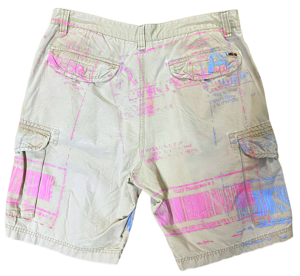 Positive Shipping Label Shorts (Size 34)