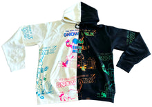 Load image into Gallery viewer, Snow Milk Comic Book Split Color Hoodie (Size XL)
