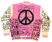 Load image into Gallery viewer, World Peace Varsity Jacket (Size Large)
