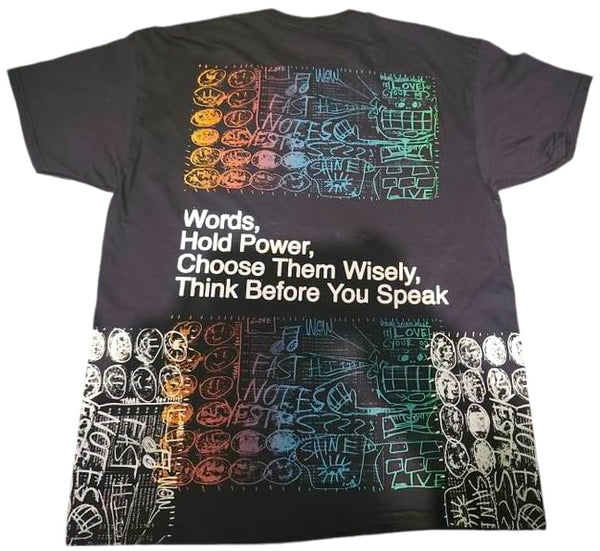 Words Hold Power Tee (Size Large)