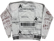 Load image into Gallery viewer, Positive Shipping Label Crewneck (Size Small)
