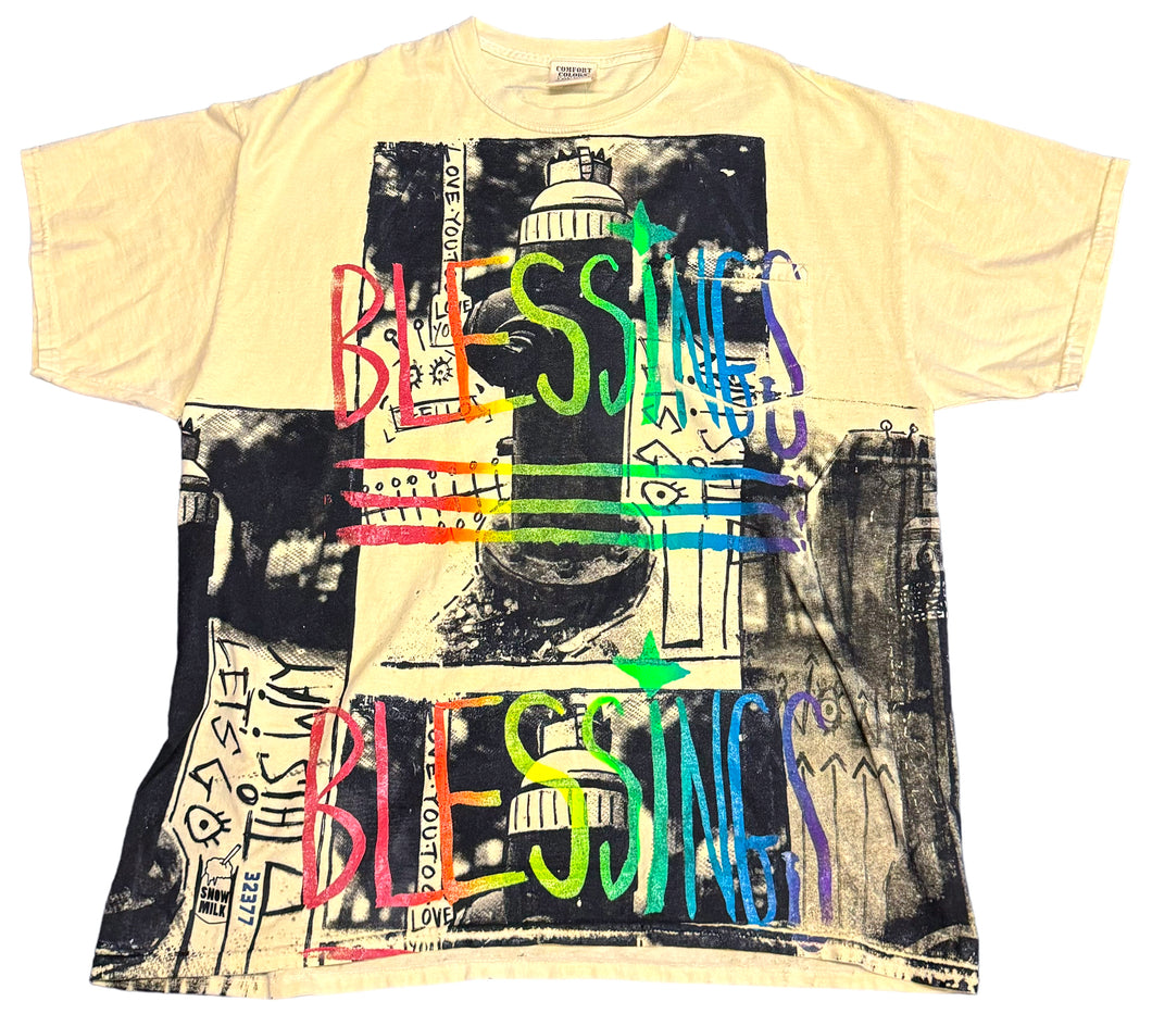 Fire Hydrant Blessings Tee (Size Large)