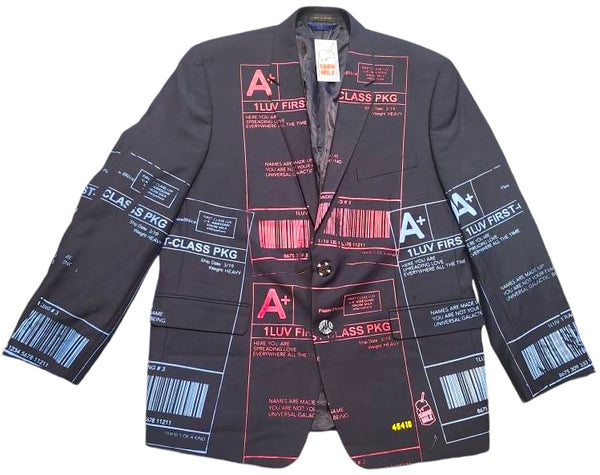 Positive Shipping Label Blazer (Size 46R)