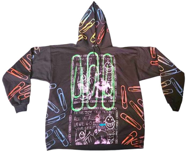 Lucha Paperclips Hoodie (Size XL)