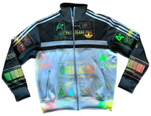 Load image into Gallery viewer, Positive Shipping Label Zip Up Jacket (Size Medium)
