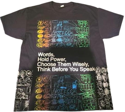 Words Hold Power Tee (Size Large)