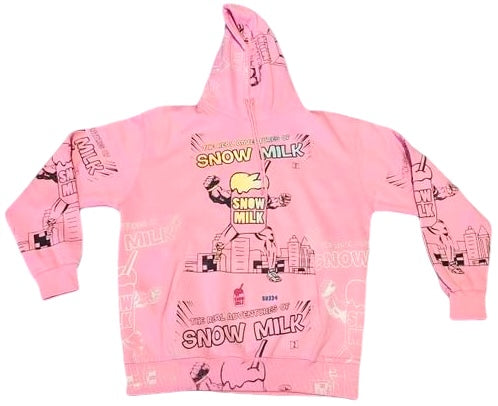 Snow Milk Comic Book Hoodie (Size Large)