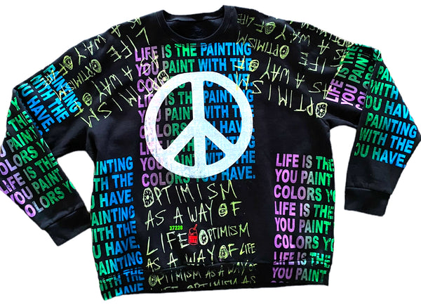 Life Is The Painting You Paint Crewneck (Size XL)