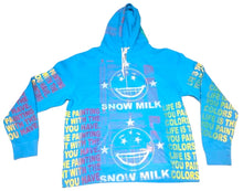 Load image into Gallery viewer, Snow Milk Kindness Zip Up  Hoodie (Size 3XL)
