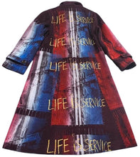 Load image into Gallery viewer, Life Is Service Custom Overcoat (Size Medium)
