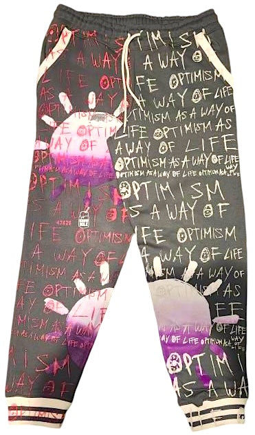 Optimism As A Way Of Life Sweatpants (Size XL)