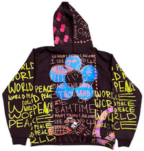 Load image into Gallery viewer, World Peace 14oz Hoodie (Size Medium)
