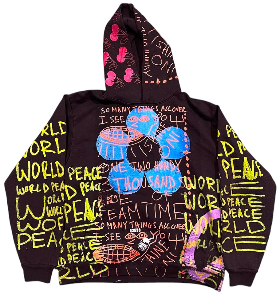 World Peace 14oz Hoodie (Size Medium)