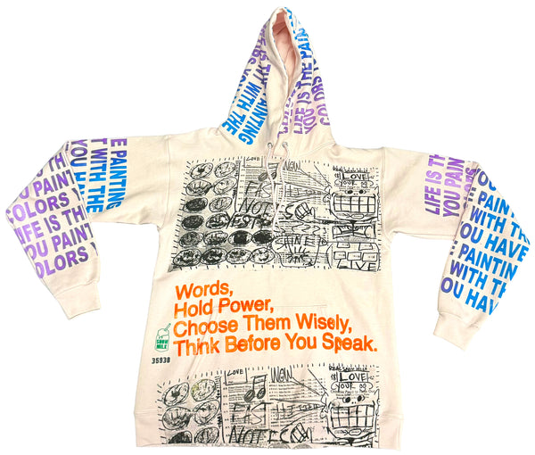 Words Hold Power Hoodie (Size S)