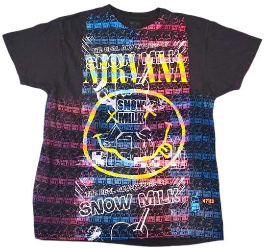 Nirvana X Snow Milk Custom Tee (Size Small / Medium)