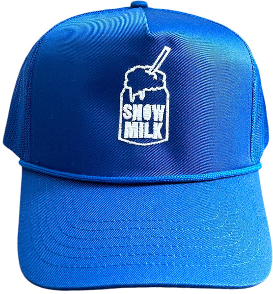 Snow Milk Five-Panel Trucker Hat