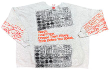 Load image into Gallery viewer, Words Hold Power Crewneck (Size 5XL)
