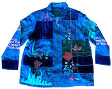 Load image into Gallery viewer, Life Is The Painting You Paint Denim Jacket (Large)
